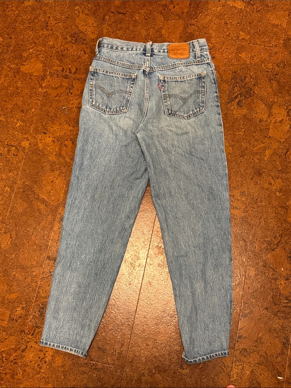 Levi's Light Blue Denim Mom Jeans